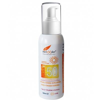 MELEXDER - Melexder, Güneş Kremi Spf50 100 ml.